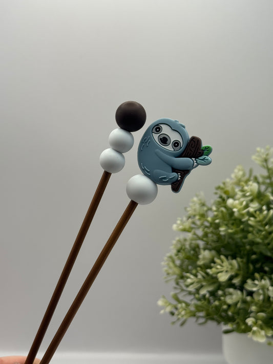 Amigurumi-Stick | Faultier | 4,0 - 4,5mm