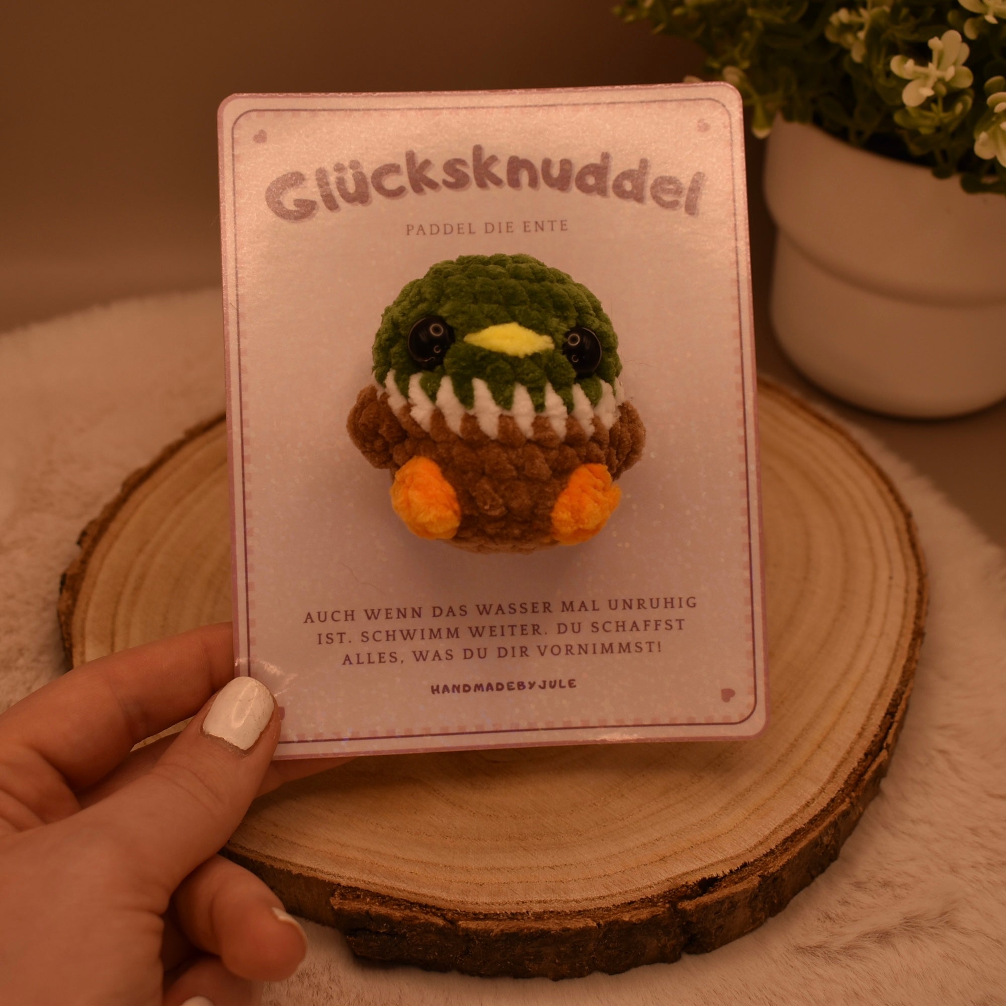 Glücksknuddel - Paddel die Ente