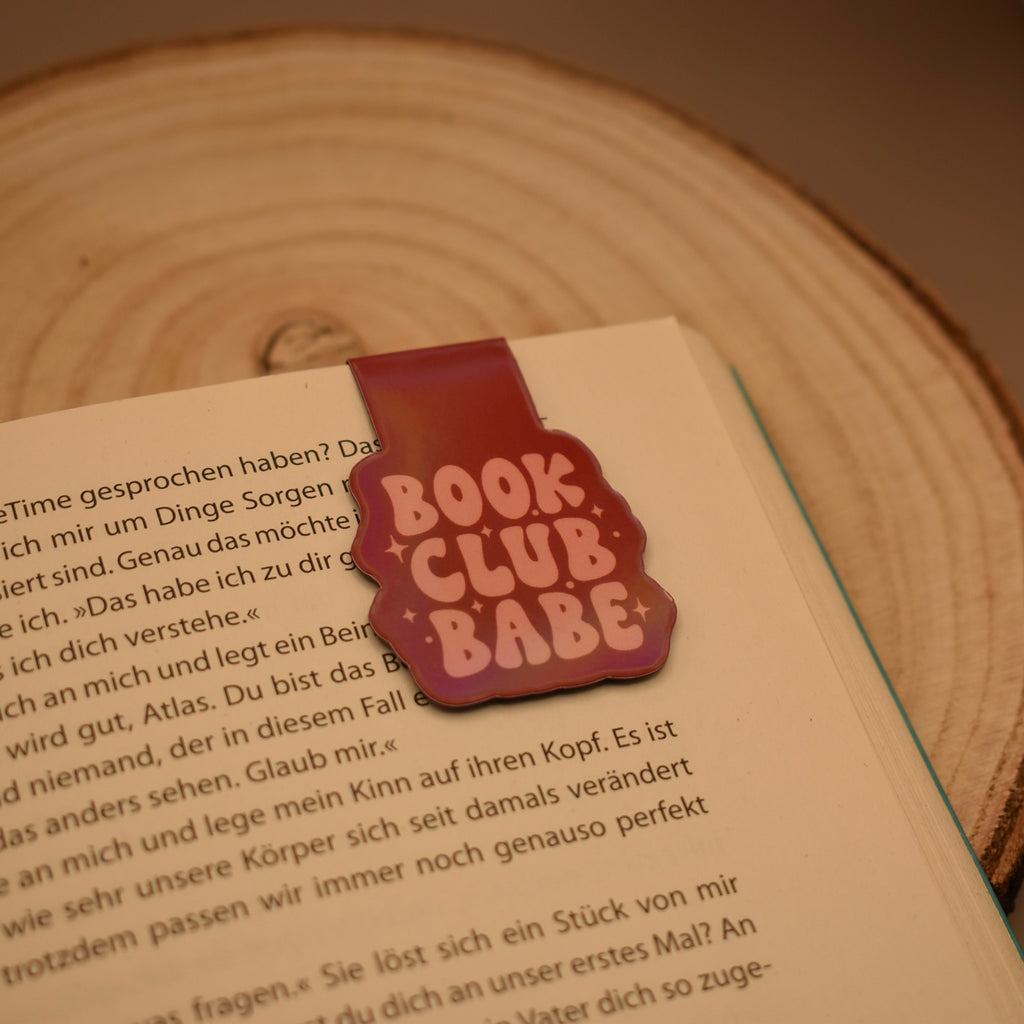 Magnetisches Lesezeichen | Book Club Babe