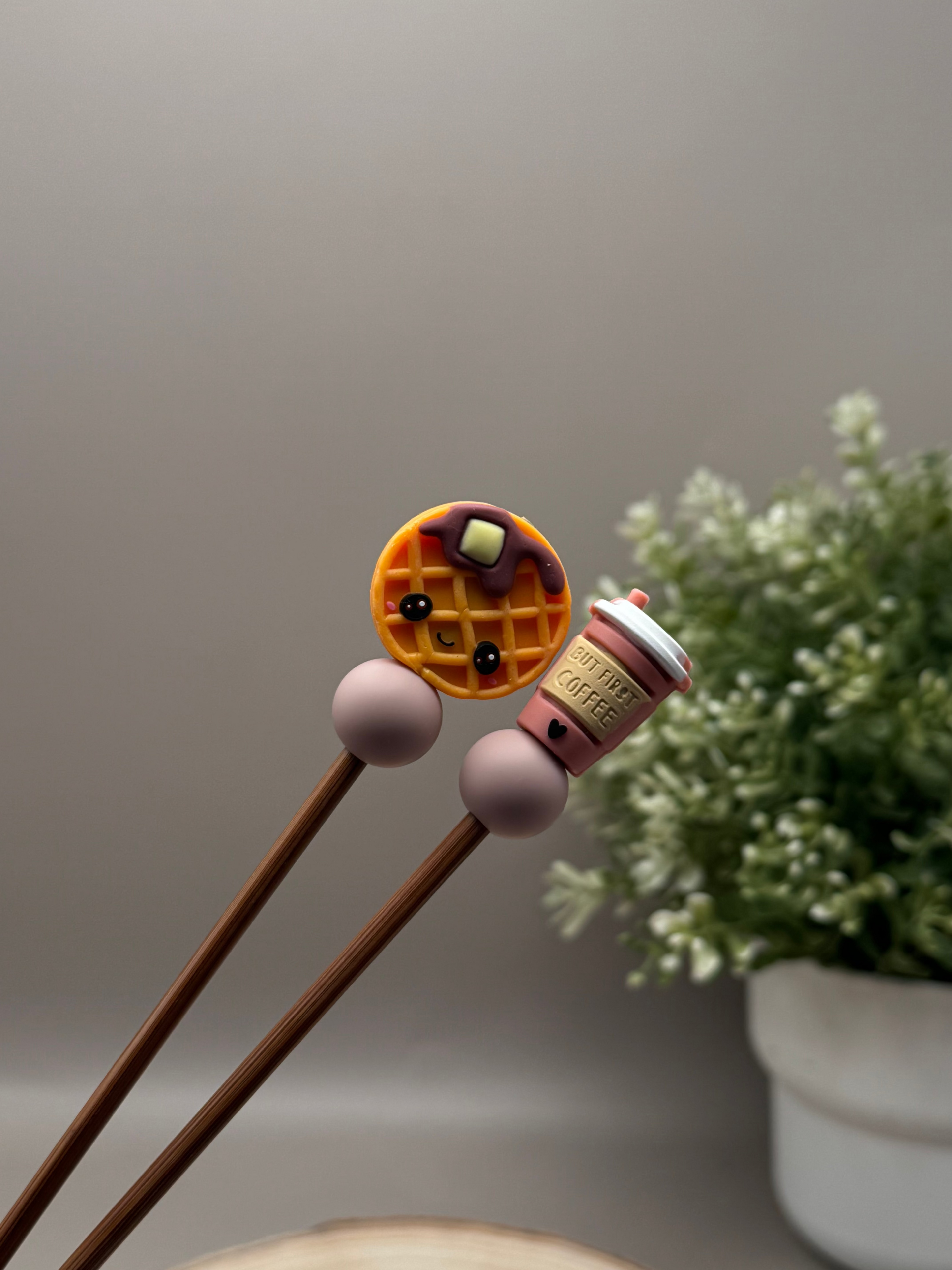 Amigurumi-Stick | Pancake & Coffee | 4mm