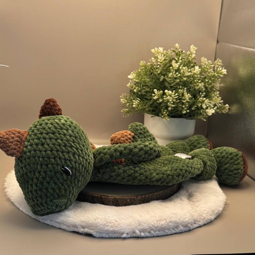 Dino-Schnuffeltier groß | Häkeltier