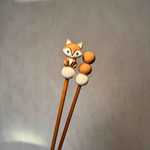 Amigurumi-Stick Fuchs