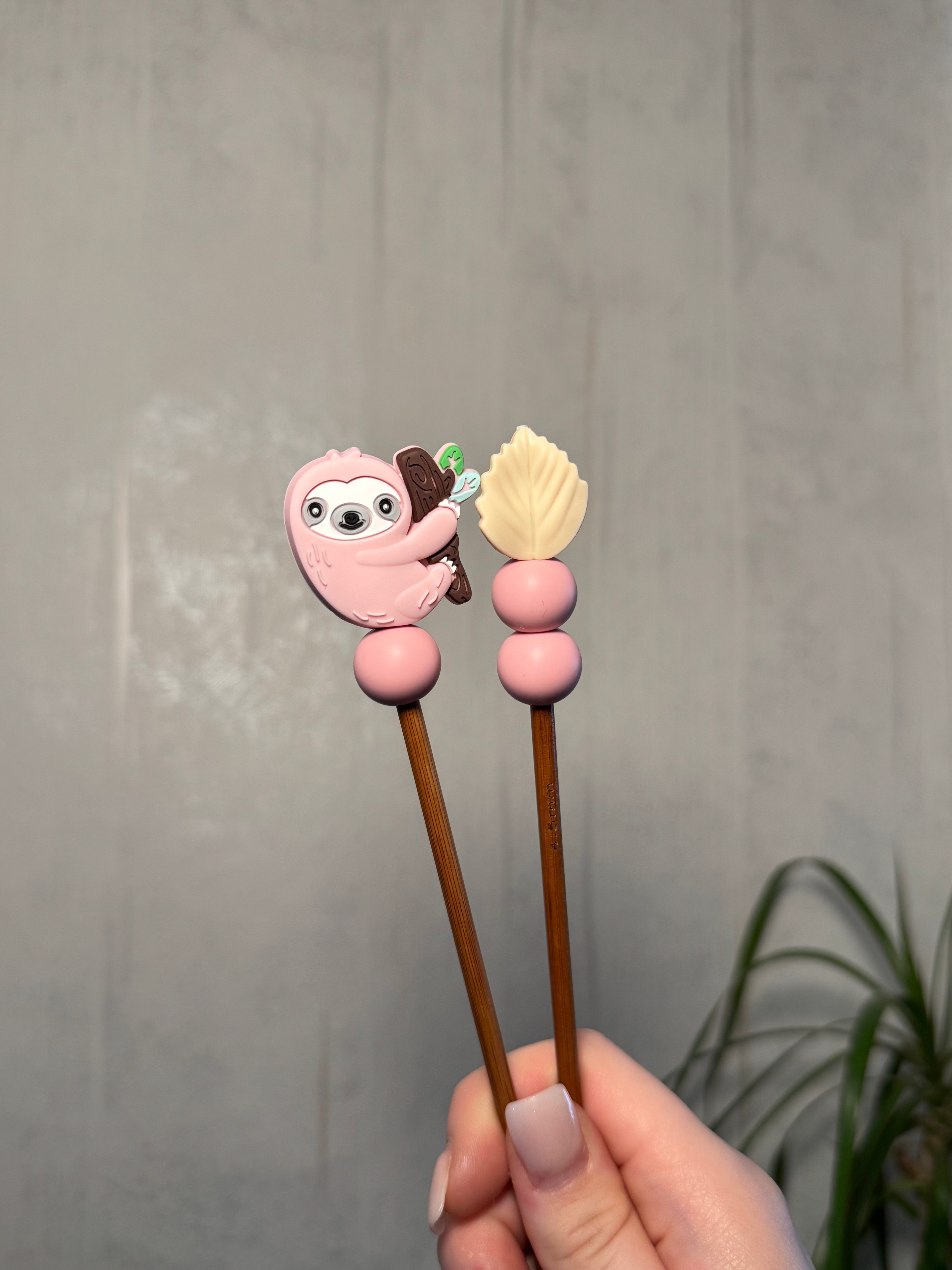 Amigurumi-Stick | Faultier | 4,0 - 4,5mm