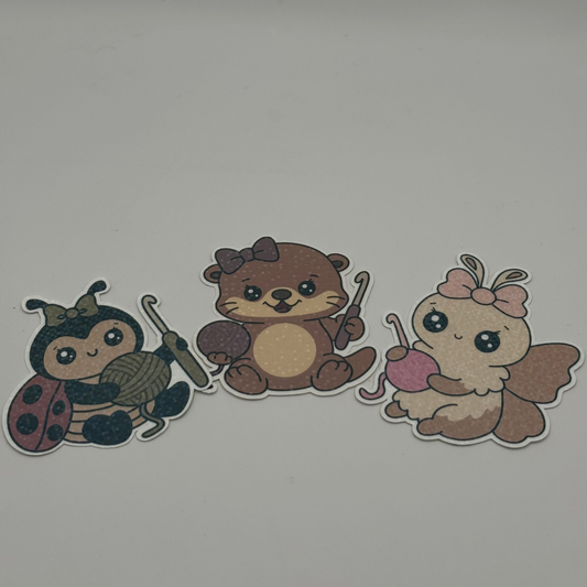 Häkelbande - Stickerset