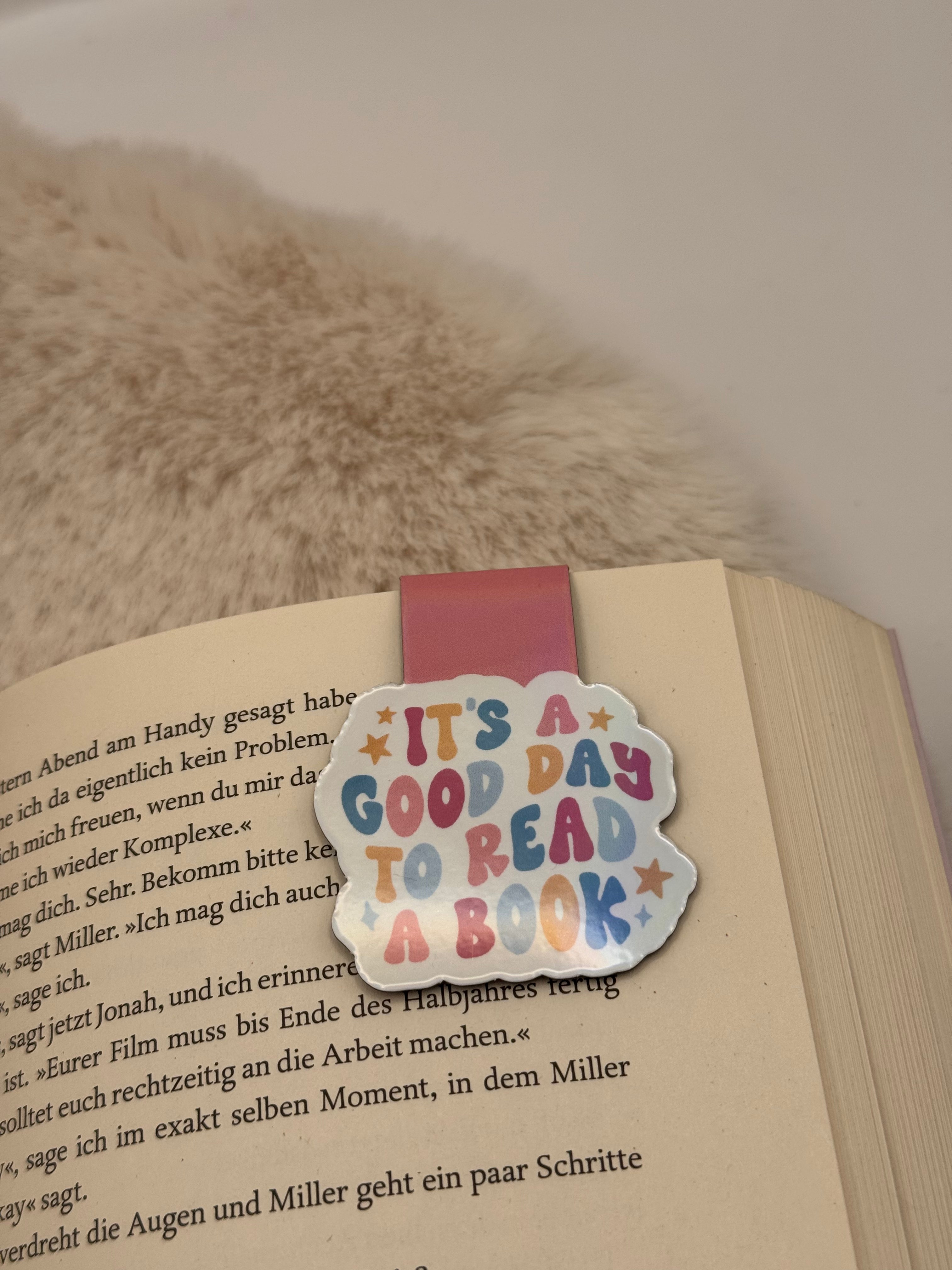 Magnetisches Lesezeichen | Good day to read a book