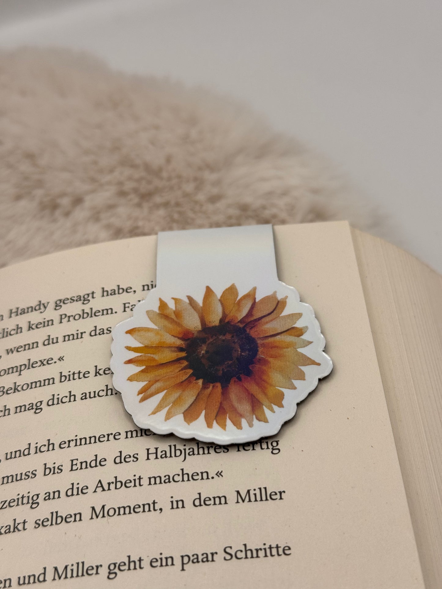 Magnetisches Lesezeichen | Sonnenblume
