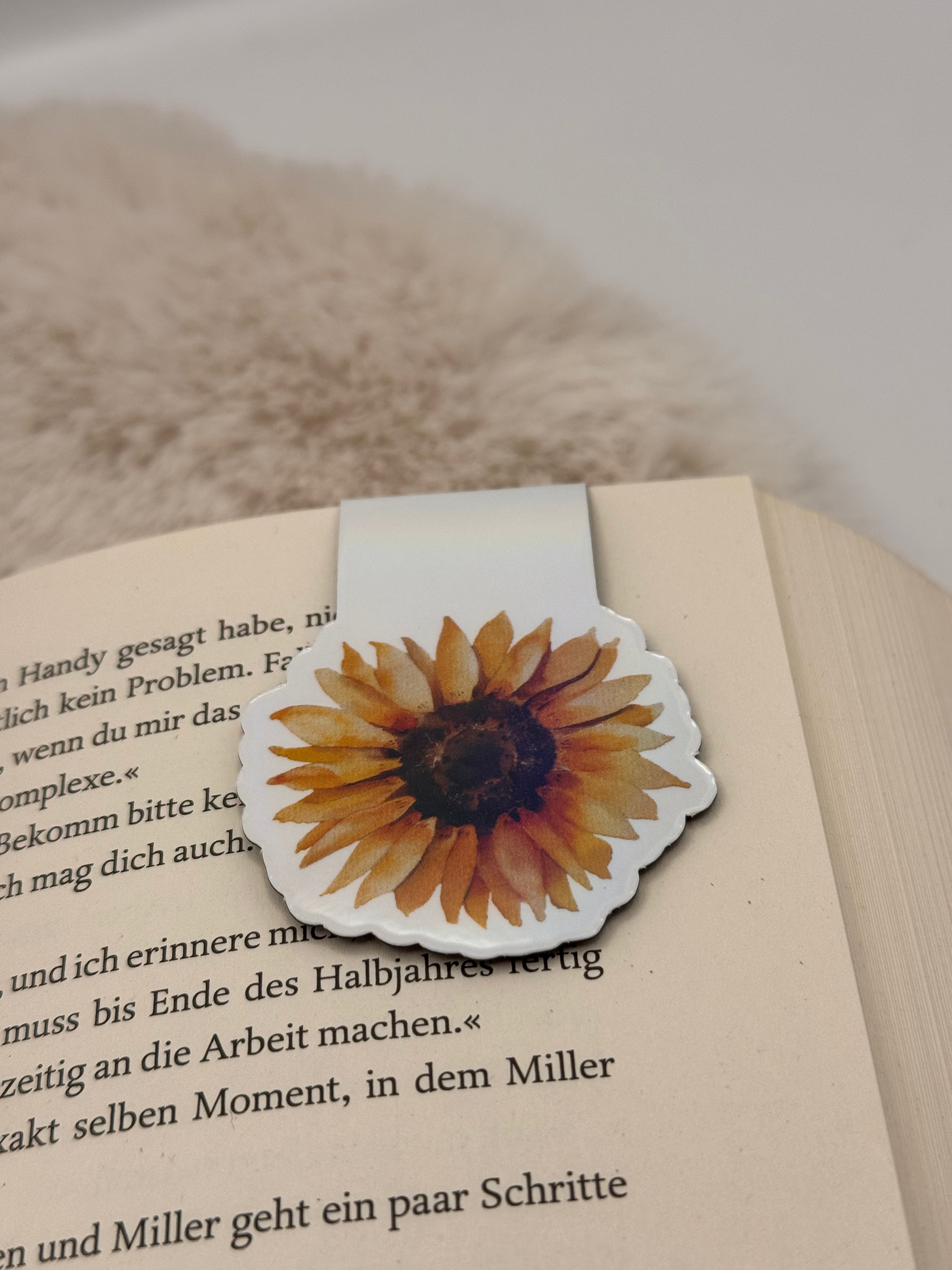 Magnetisches Lesezeichen | Sonnenblume