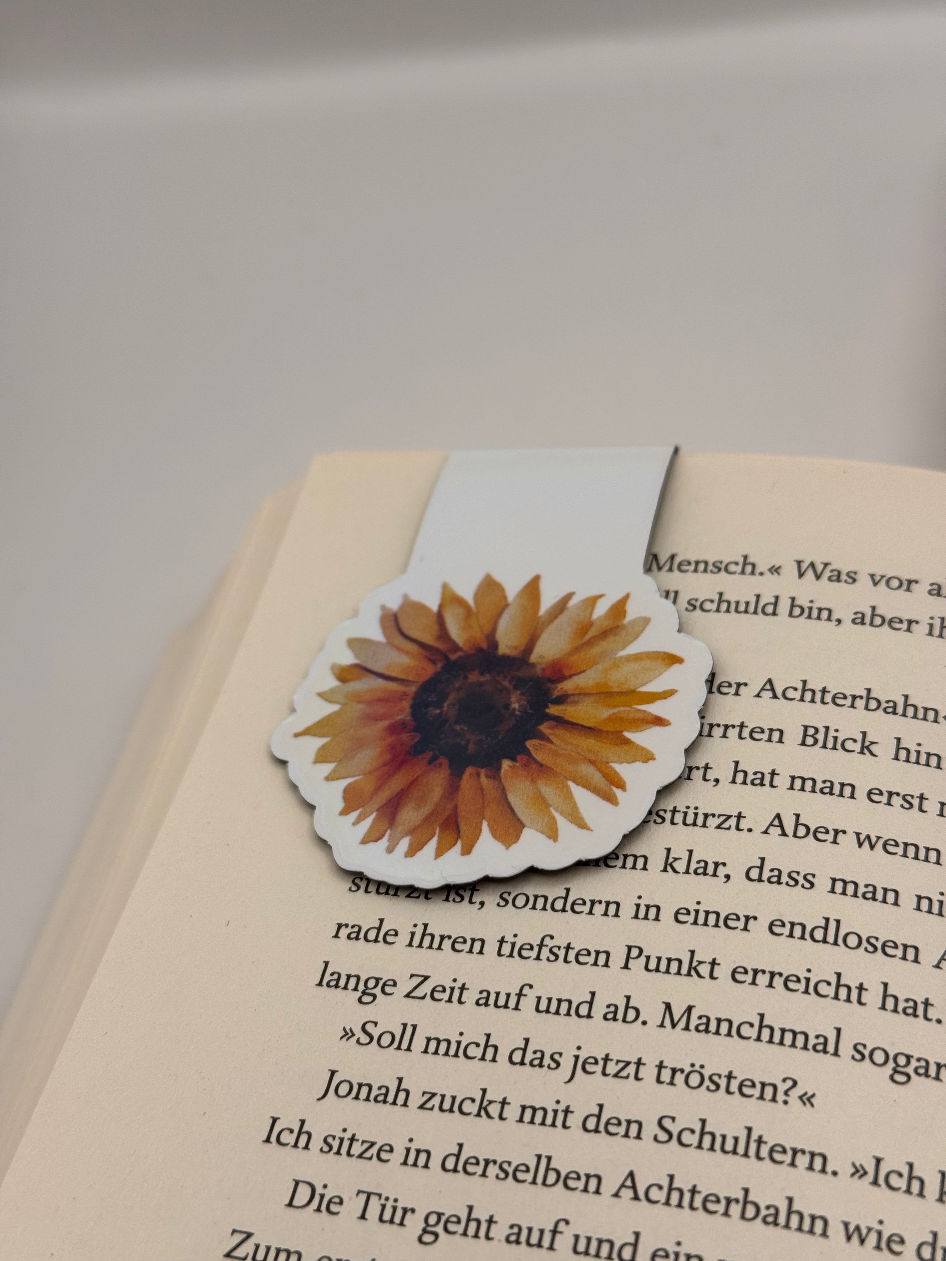 Magnetisches Lesezeichen | Sonnenblume