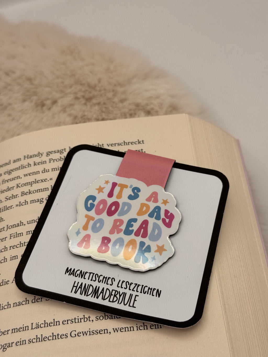 Magnetisches Lesezeichen | Good day to read a book