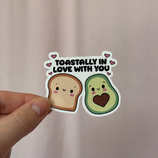 Sticker toastally in love with you 