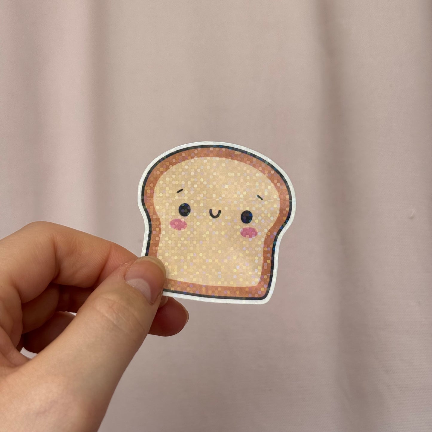 Sticker Toast holographisch